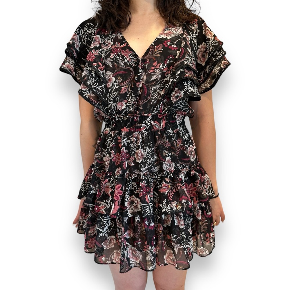 Misa Los Angeles floral mini dress